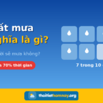 Xác suất mưa là gì