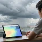 Minh họa: Cách đọc bản đồ radar thời tiết để tự dự báo mưa gió và áp suất