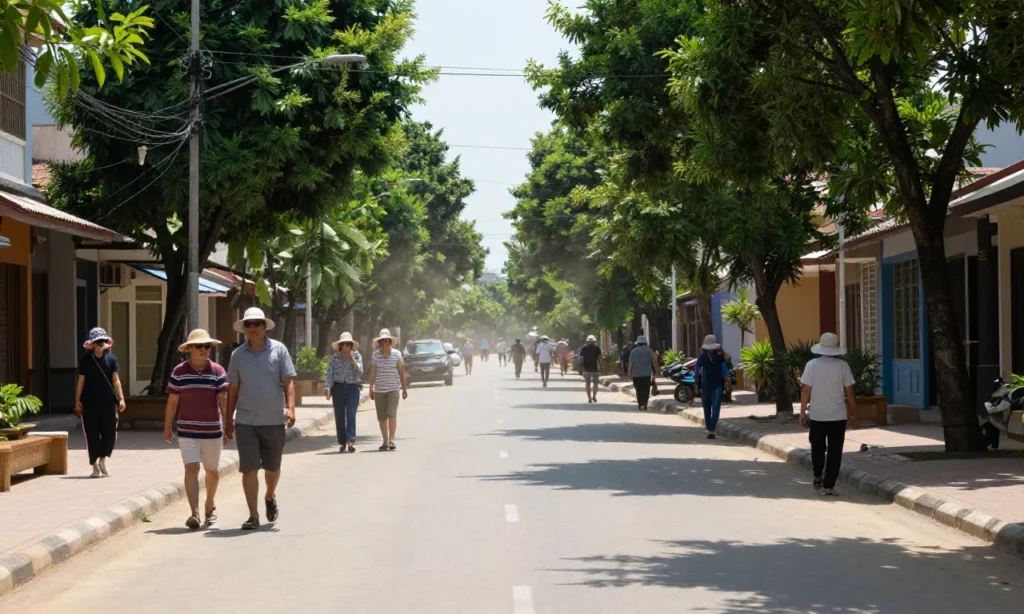 Minh họa: Chỉ số UV ở Đồng Nai cao vào lúc nào: khung giờ từ 10h đến 15h cần hạn chế ra ngoài