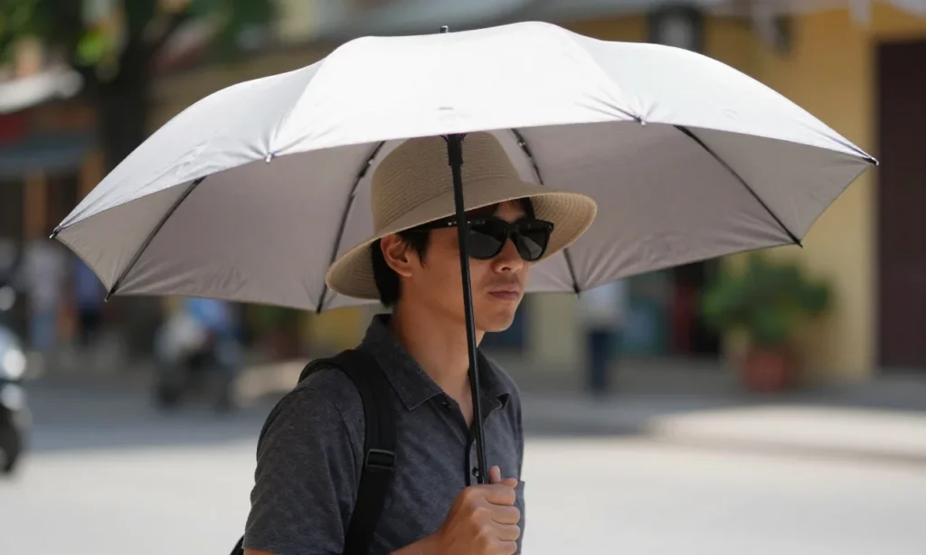 Minh họa: Chỉ số UV ở Vĩnh Long cao vào lúc nào: khung giờ 10h-16h cần tránh nắng gắt