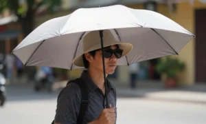 Minh họa: Chỉ số UV ở Vĩnh Long cao vào lúc nào: khung giờ 10h-16h cần tránh nắng gắt