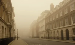 Minh họa: Đại sương mù London 1952 thảm họa ô nhiễm không khí: cơ chế hình thành và diễn biến 5 ngày
