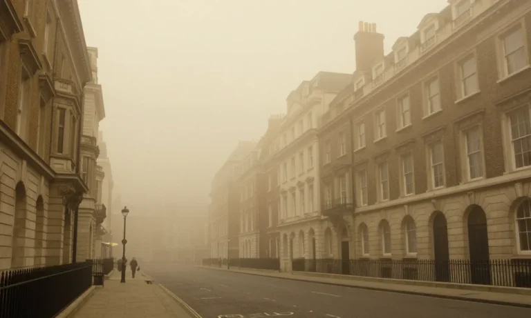 Minh họa: Đại sương mù London 1952 thảm họa ô nhiễm không khí: cơ chế hình thành và diễn biến 5 ngày