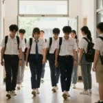 Minh họa: Diễn tập phòng chống thiên tai ở trường học: kịch bản sơ tán chi tiết giúp thoát hiểm an toàn