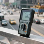 Minh họa: Đo ô nhiễm tiếng ồn đô thị bằng decibel, vượt 70db là nguy hiểm