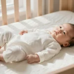 Minh họa: Giữ ấm cho trẻ sơ sinh mùa đông đúng cách bằng cách mặc nhiều lớp quần áo mỏng thay vì chỉ điều chỉnh nhiệt độ