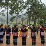 Minh họa: Lễ cầu mưa của các dân tộc: Nghi thức văn hóa cầu mong mưa thuận gió hòa