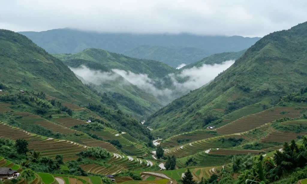 Minh họa: Lượng mưa trung bình năm ở Lai Châu: con số cụ thể và so sánh với các tỉnh miền núi khác