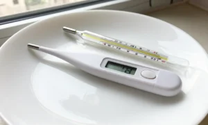 Minh họa: Nhiệt kế điện tử và nhiệt kế thủy ngân loại nào tốt