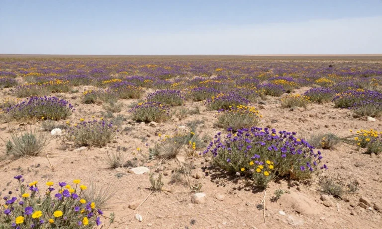 Minh họa: Sa mạc Atacama nơi khô nhất thế giới bất ngờ nở hoa