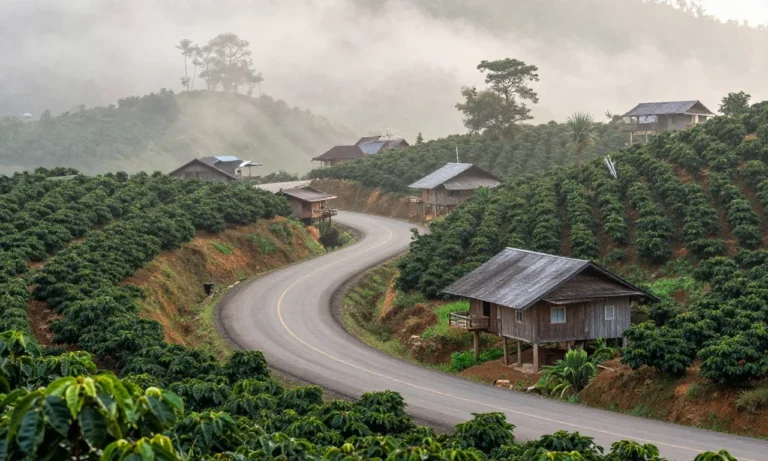 Minh họa: Tháng lạnh nhất ở đắk lắk là tháng 12, nhiệt độ trung bình chỉ khoảng 15-17 độ c