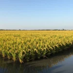 Minh họa: Thời tiết ảnh hưởng thế nào đến năng suất lúa khi nhiệt độ lý tưởng giúp cây lúa phát triển tốt nhất