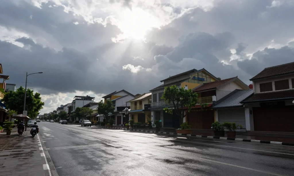 Minh họa: Thời tiết miền bắc tháng 7 như thế nào: nắng nóng đỉnh điểm, mưa dông bất chợt