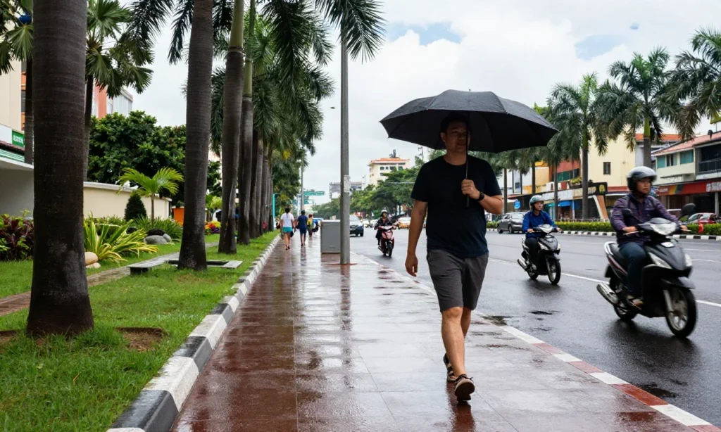 Minh họa: Thời tiết miền nam tháng 9 như thế nào: đi du lịch được nhưng nhớ mang theo ô